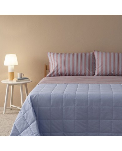 Completo lenzuola letto singolo in percalle di cotone Zucchi art. Sofà