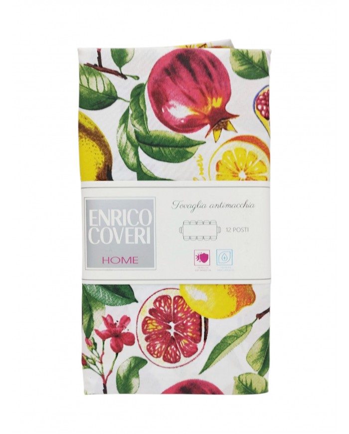 Tovaglia antimacchia Enrico Coveri dis. frutta 1 - MISURE VARIE