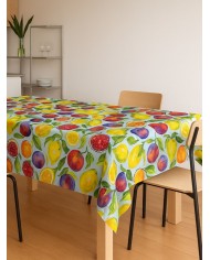 Tovaglia antimacchia Enrico Coveri dis. frutta 1 - MISURE VARIE