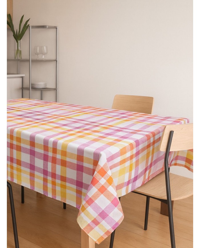 Tovaglia antimacchia Enrico Coveri dis. quadri 2 - MISURE VARIE