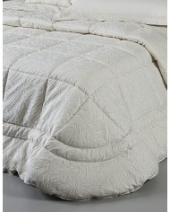 Trapunta matrimoniale in tessuto jacquard O'hara - Battaglia Classico Italiano