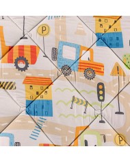 Trapunta letto singolo 100% cotone Caleffi City Car