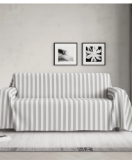 Telo arredo foulard copritutto fantasia a righe 260x280