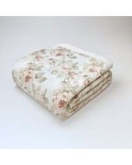 Luxury Plaid super soft con stampa digitale Bloom 210x240