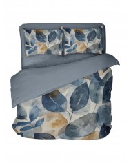 Parure copripiumino matrimoniale in satin di puro cotone Astriel