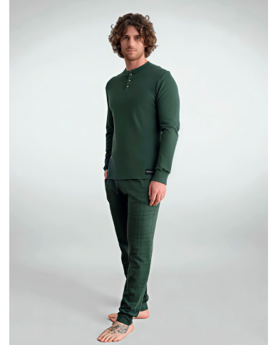 Pigiama uomo 100% caldo cotone Pepenero art. P1609 - MADE IN ITALY