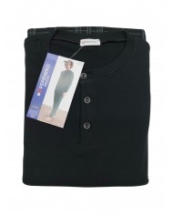 Pigiama uomo 100% caldo cotone Pepenero art. P1609 - MADE IN ITALY