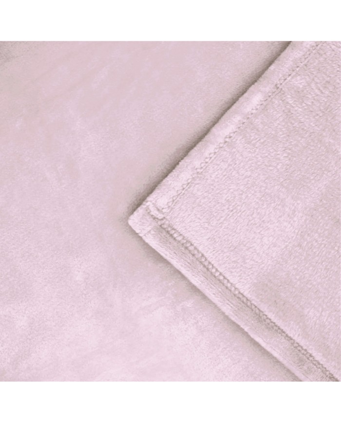 Plaid coperta tinta unita misura maxi 260x220cm art. Monte Somma