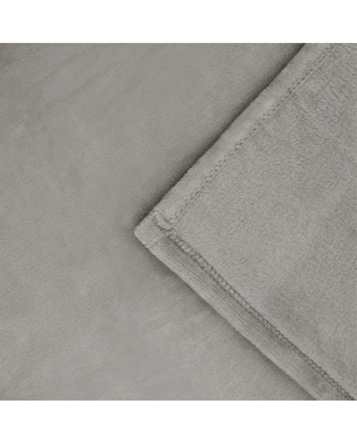 Plaid coperta tinta unita misura maxi 260x220cm art. Monte Somma