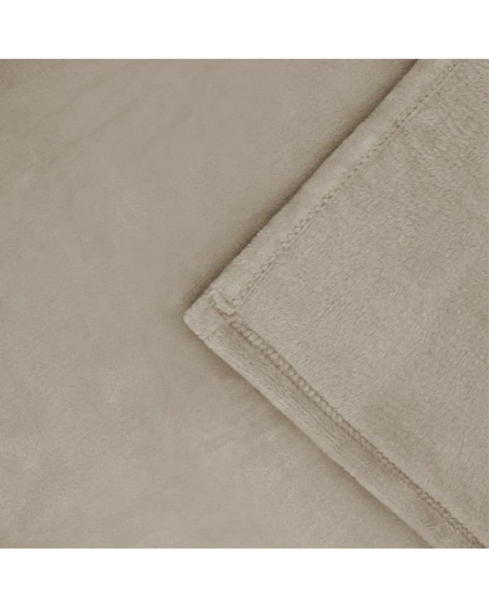 Plaid coperta tinta unita misura maxi 260x220cm art. Monte Somma