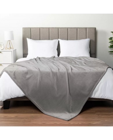 Plaid coperta tinta unita misura 180x220cm art. Monte Somma