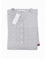 Camicia da notte donna caldo cotone Semplice Vanità - Fida Lingerie 2626
