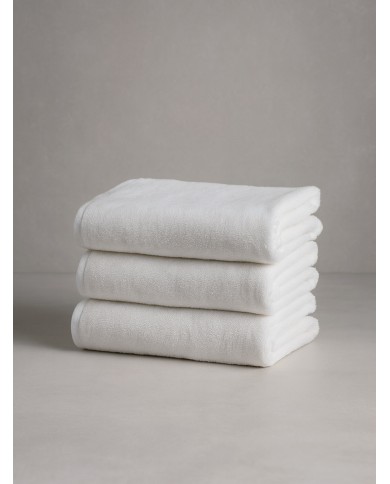 Set 3 asciugamani viso 100% spugna di cotone Hotellerie art. Comfort