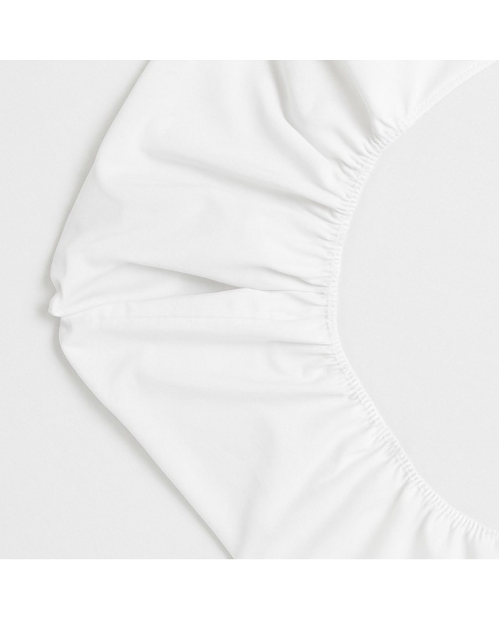 Lenzuolo sotto letto singolo con angoli maxi 100% cotone