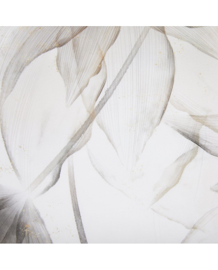 Completo lenzuola in raso di puro cotone Mirabello Abstract Flowers