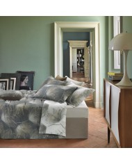 Completo lenzuola in raso di puro cotone Mirabello Abstract Flowers