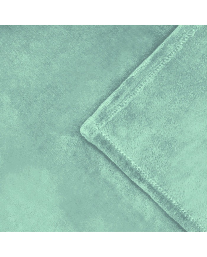 Plaid coperta tinta unita misura 180x220cm art. Monte Somma