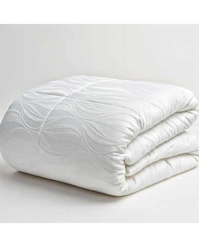 Trapunta matrimoniale in tessuto jacquard Nada Carrara art. Marina