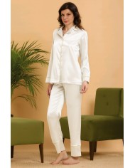 Pigiama donna in raso manica lunga Vilfran 42499