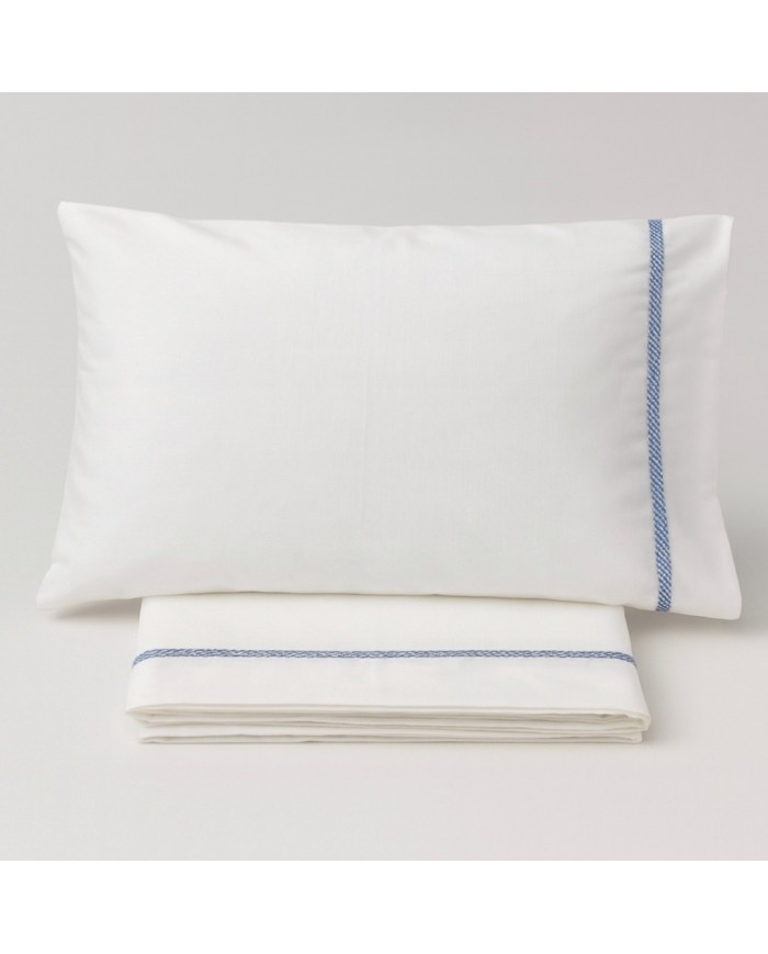 Completo lenzuola per culla lettino in puro cotone Zephir