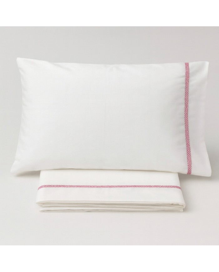 Completo lenzuola per culla lettino in puro cotone Zephir