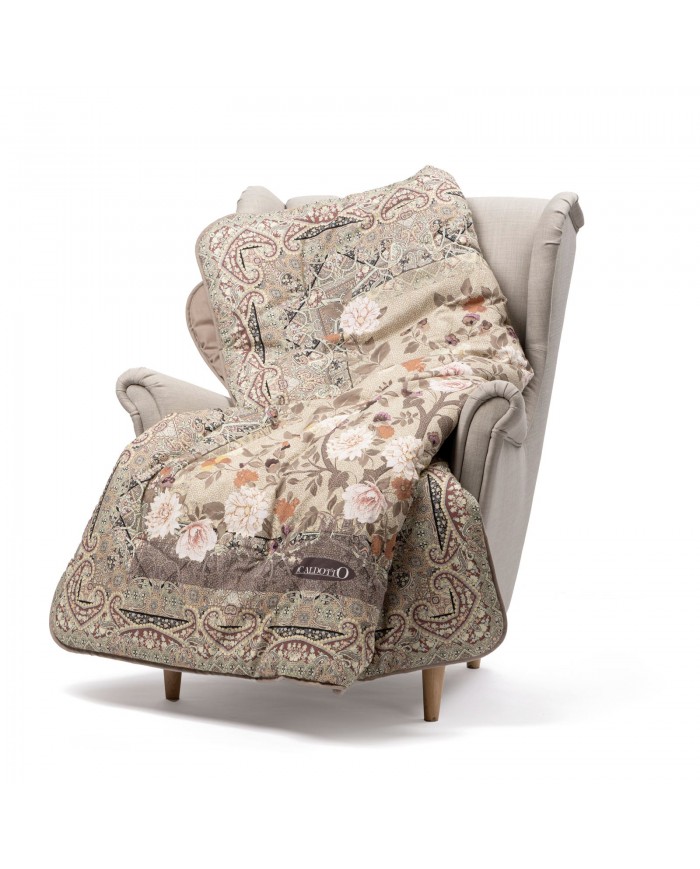 Scaldotto Caleffi 100% plaid trapuntato - GIAVA