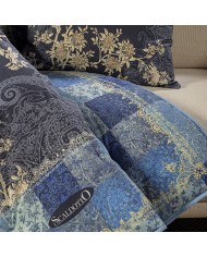 Scaldotto Caleffi 100% plaid trapuntato - Berry