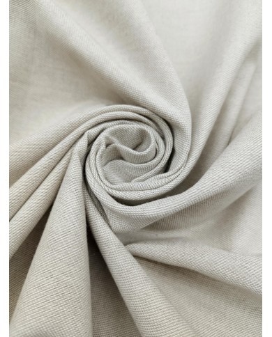 Tessuto al metro panama di cotone altezza 280cm - NATURALE