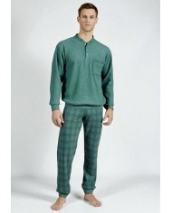 Pigiama uomo serafino in caldo punto milano Bip Bip Conquista 7263