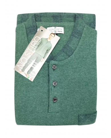 Pigiama uomo serafino in caldo punto milano Bip Bip Conquista 7263