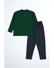 Pigiama uomo TAGLIE FORTI 100% caldo cotone Bip Bip 6491