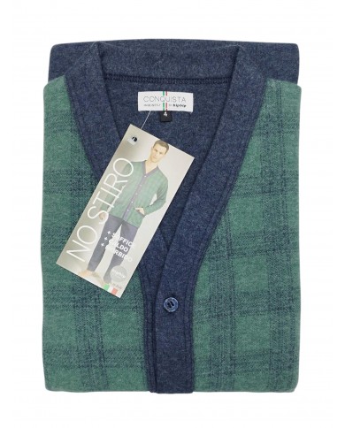 Pigiama uomo aperto in caldo punto milano Bip Bip Conquista 7261