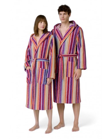 Accappatoio in spugna jacquard Lovely Home Etnic Dis. 6 Accappatoio in spugna jacquard Lovely Home Etnic Dis. 6