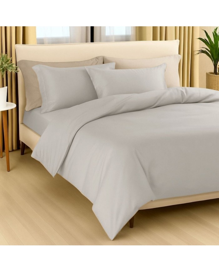 Parure copripiumino piazza e mezza in raso di puro cotone Maestri Cotonieri