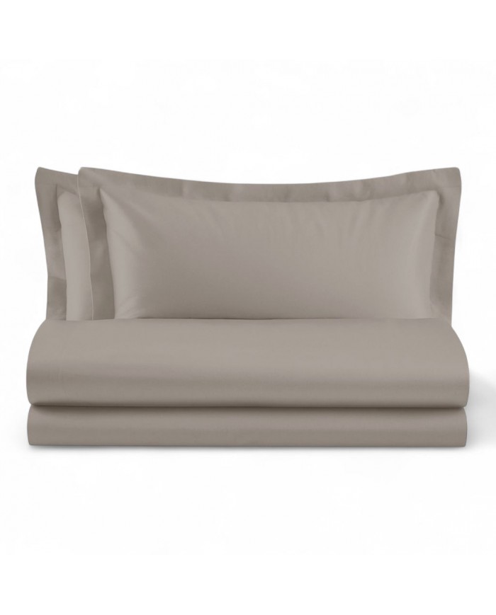 Parure copripiumino piazza e mezza in raso di puro cotone Maestri Cotonieri