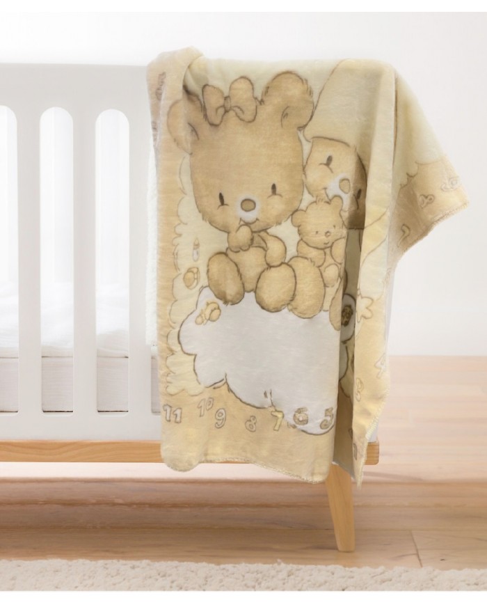 Copertina neonato bambino Morbidoso 80x110