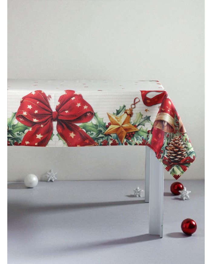 Tovaglia di Natale 6 posti Kiki Christamas Dis. 1