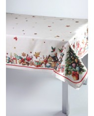 Tovaglia di Natale 12 posti Kiki Christmas Dis. 2