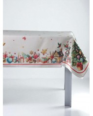 Tovaglia di Natale 6 posti Kiki Christmas Dis. 2