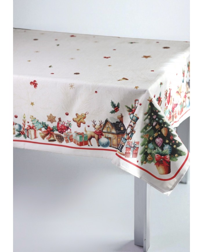Tovaglia di Natale 12 posti Kiki Christmas Dis. 2