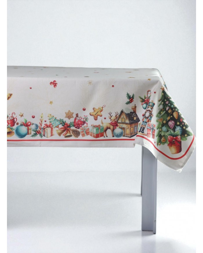 Tovaglia di Natale 12 posti Kiki Christmas Dis. 2