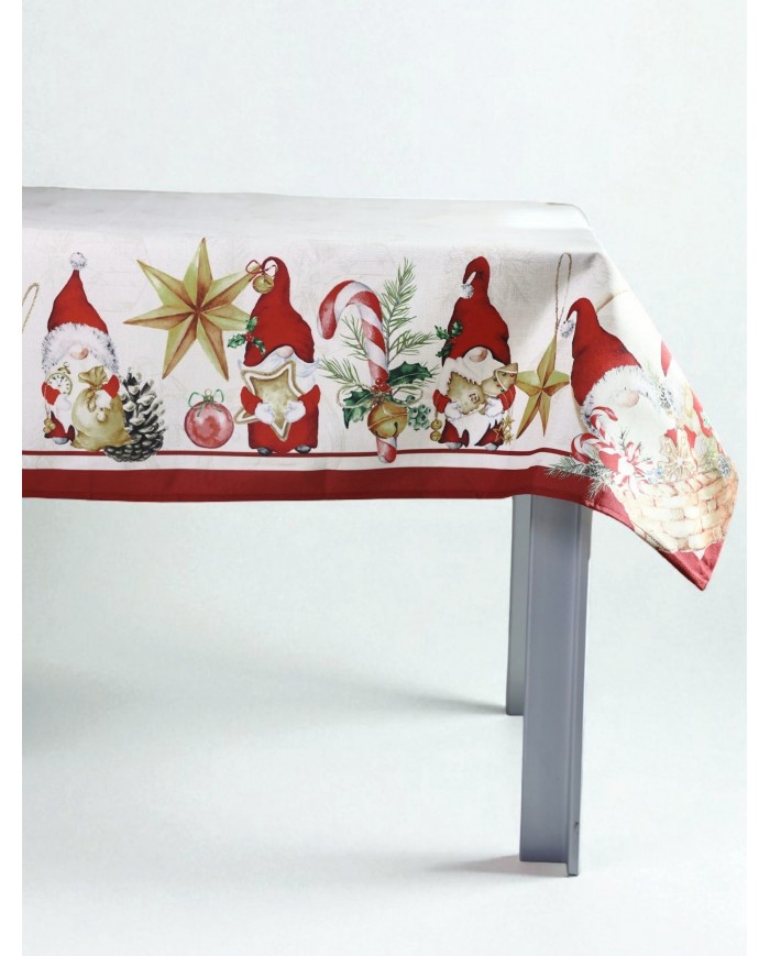 Tovaglia di Natale 6 posti Kiki Christmas Dis. 3