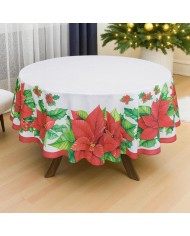 Tovaglia di Natale TONDA Kiki Christamas Dis. 4