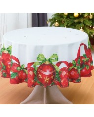 Tovaglia di Natale TONDA Kiki Christamas Dis. 5