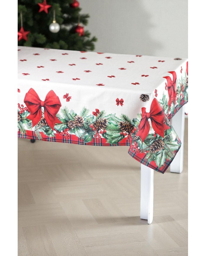 Tovaglia di Natale 6 posti Kiki Christmas Dis. 4