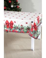 Tovaglia di Natale TONDA Kiki Christamas Dis. 6