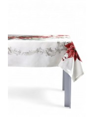 Tovaglia Natale 6 posti 100% cotone Vingi Tiffany Dis. 8