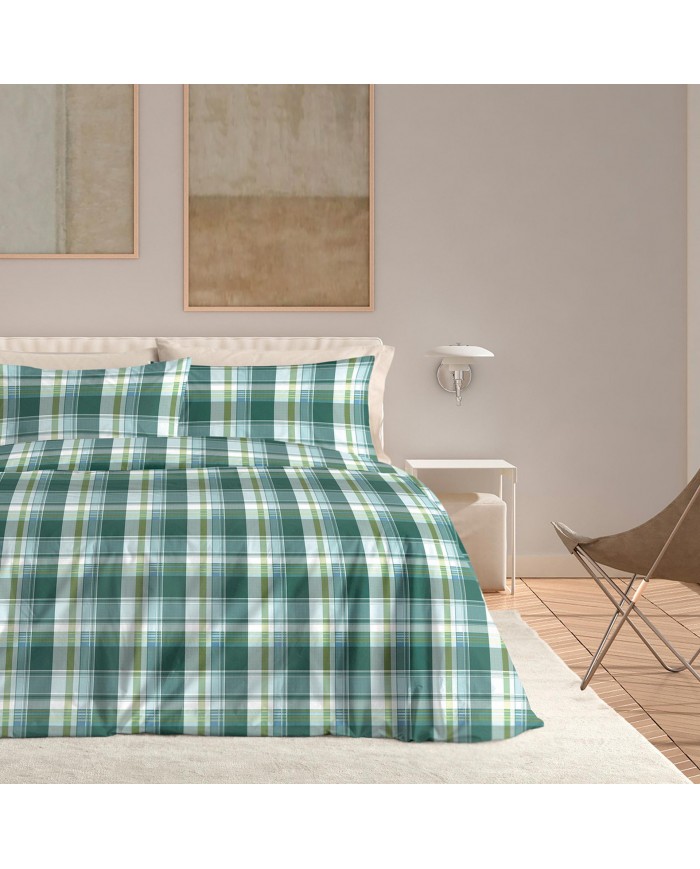 Copripiumino piazza e mezza 100% cotone Milot