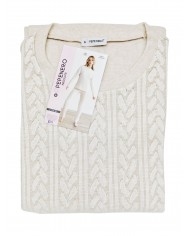 Pigiama donna in caldo punto milano Pepenero 9195