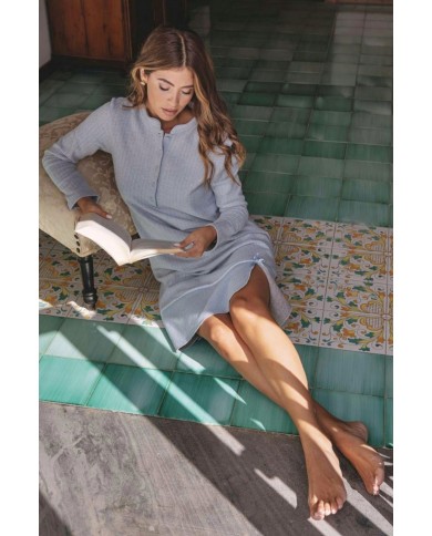 Camicia da notte in caldo punto milano Semplice Vanita - Fida Lingerie art. 2642